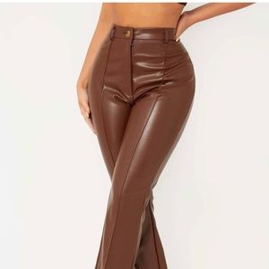 BROWN Leather Pants